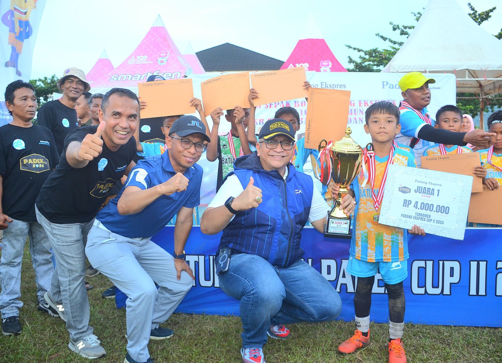 Turnamen Sepakbola Padek Cup 2 Ditutup, Andree Algamar : Terima kasih Padek